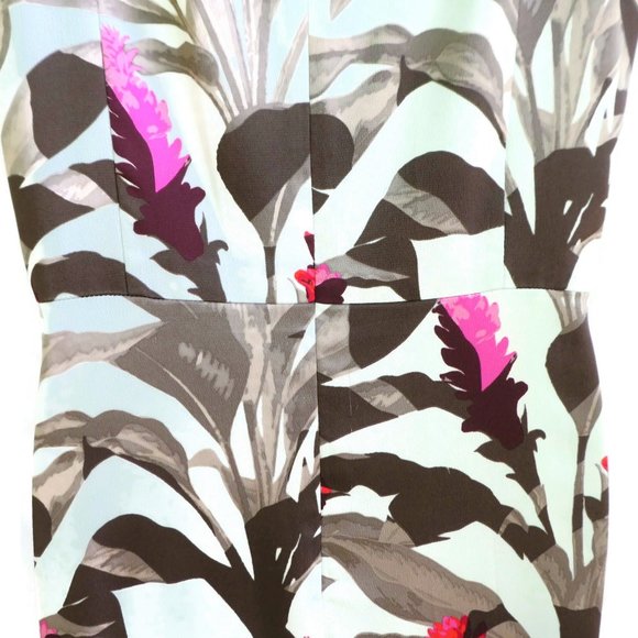 Banana Republic Dress Maxi Lined Fit Flare Botanical Floral 10 - Picture 9 of 12